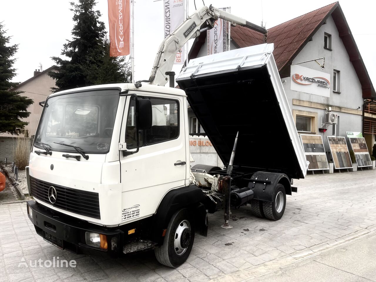 самосвал Mercedes-Benz LK 814 CRANE MILLER 11000€